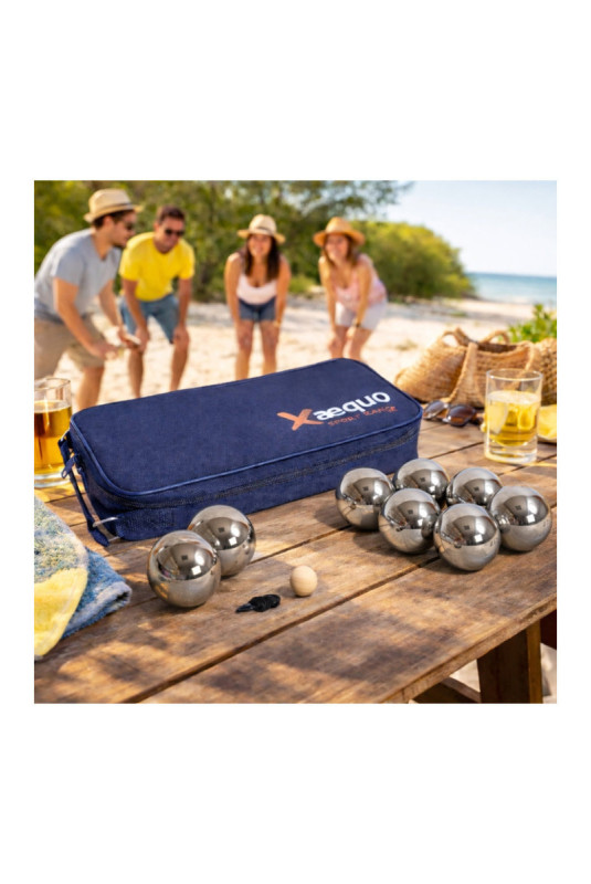 Jeu de pétanque 8 boules 30 x 14.5 x 6.5 cm