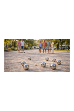 Jeu de pétanque 8 boules 30 x 14.5 x 6.5 cm