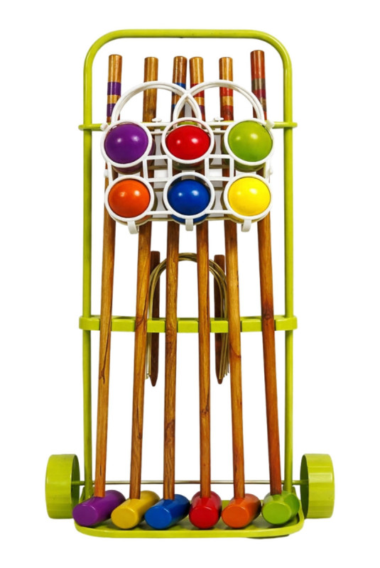 Jeu de croquet 6 joueurs multicolore