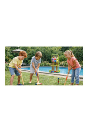 Jeu de croquet 6 joueurs multicolore