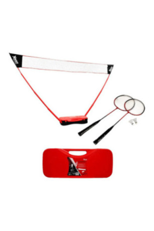 Set de badminton 2 joueurs avec mallette rouge 3 m x 1.55 m