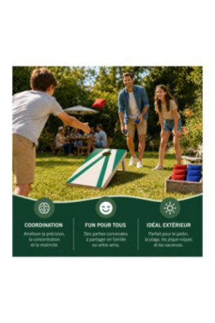Jeu de cornhole Multicolore 89.5 x 49.5 x 5.5 cm