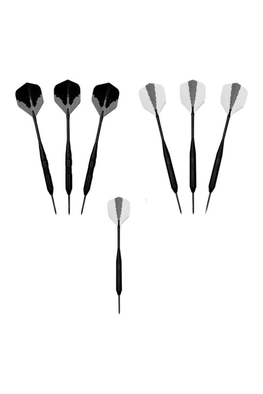 Jeu de fléchettes Reset Dartboard noir et blanc 450 mm x 37 mm