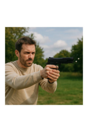 Pistolet à billes 22 cm