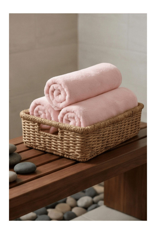 Ensemble de serviettes pour les mains (6 pièces) - Poudre