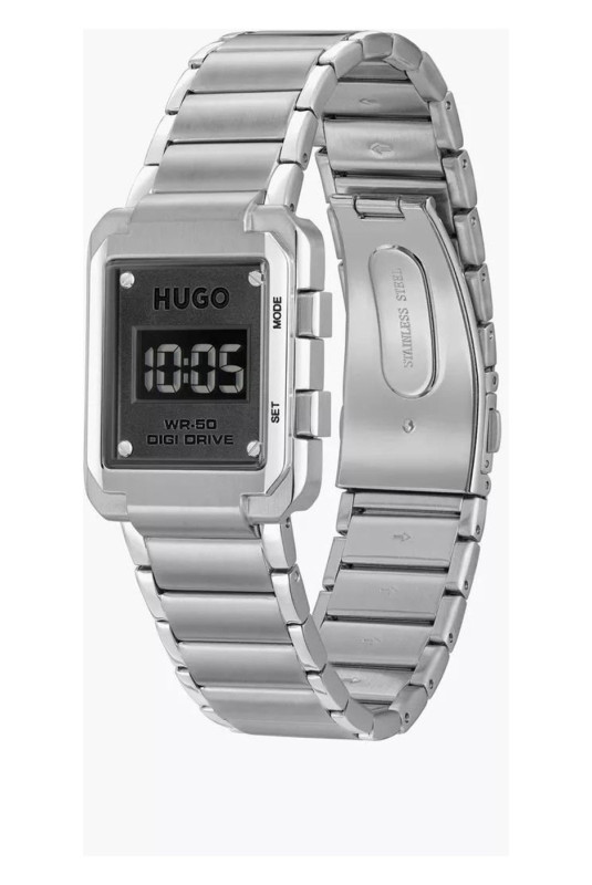 Montre Quartz - HUGO - Silvered/Silvered/Black Hugo boss