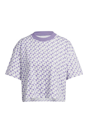 T-shirt Checkerboard Print Manches courtes Adidas
