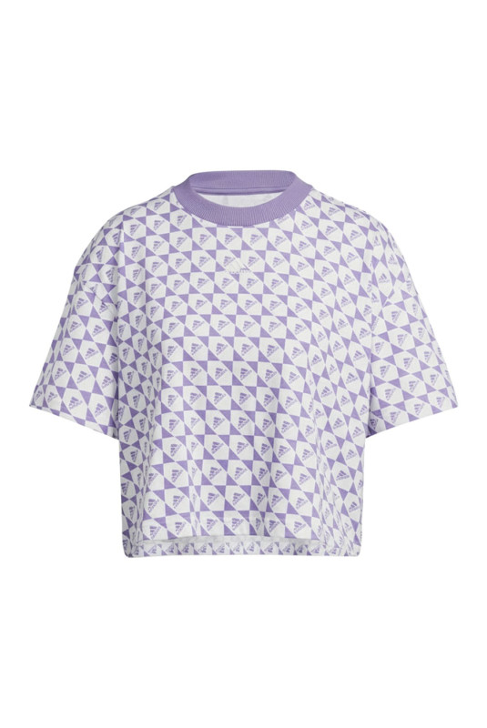 T-shirt Checkerboard Print Manches courtes Adidas