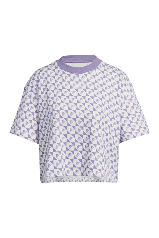 T-shirt Checkerboard Print Manches courtes Adidas