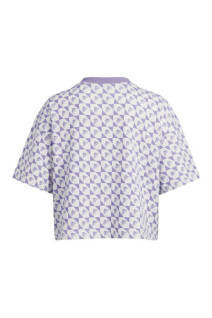 T-shirt Checkerboard Print Manches courtes Adidas
