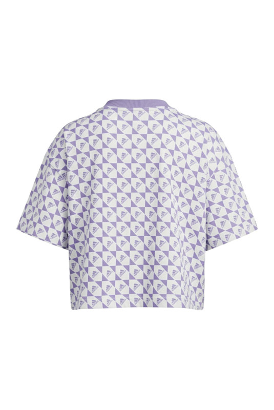 T-shirt Checkerboard Print Manches courtes Adidas
