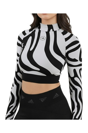Top court StellaSport Zebra Print manches longues Adidas