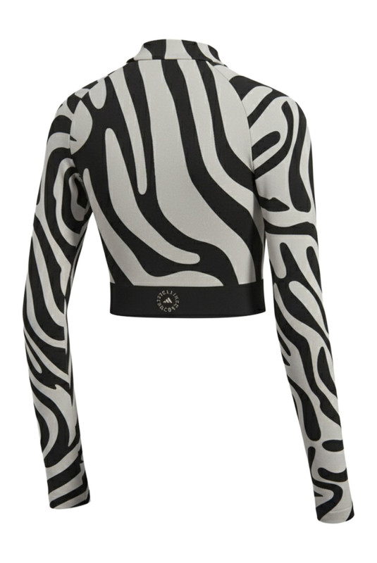 Top court StellaSport Zebra Print manches longues Adidas
