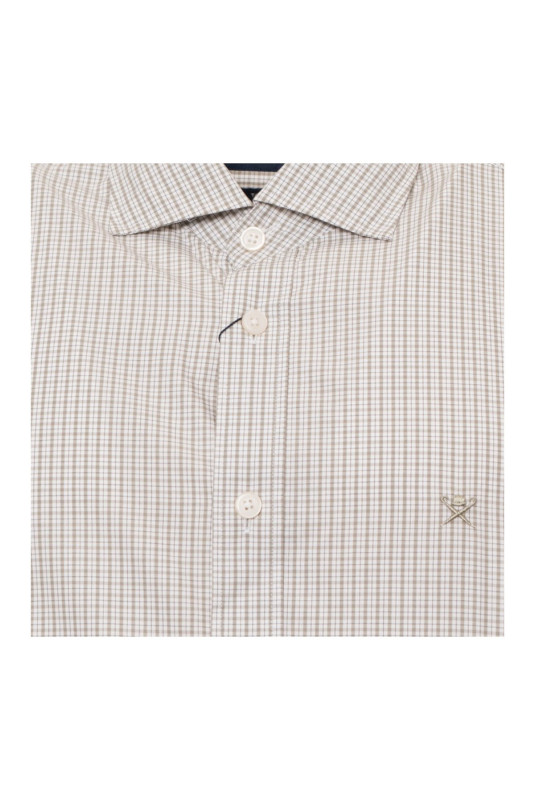 Chemise à carreaux manches longues Hackett london