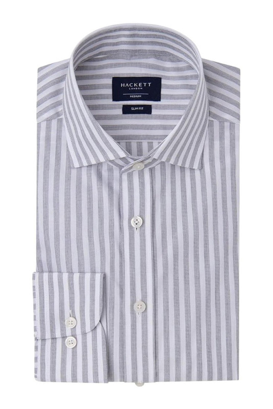 Chemise à rayures manches longues Hackett london