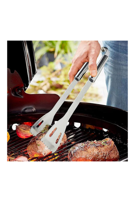 Pince de cuisine pour barbecue et plancha 33 x 6 x 4 cm