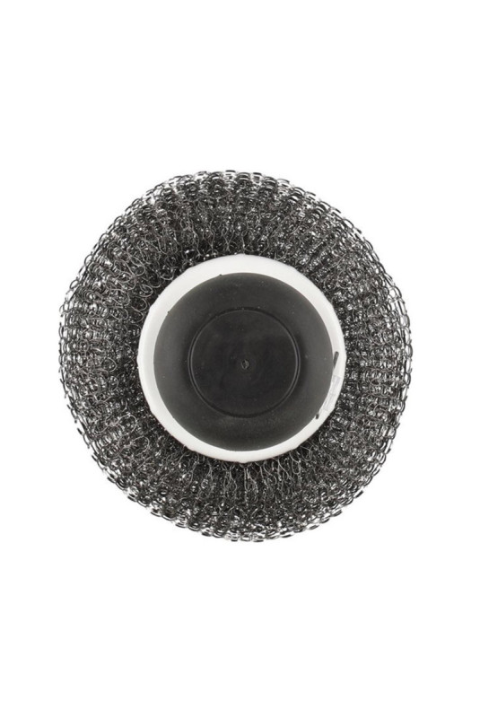 Éponge métallique avec distributeur de savon Argenté 8 x 8 cm