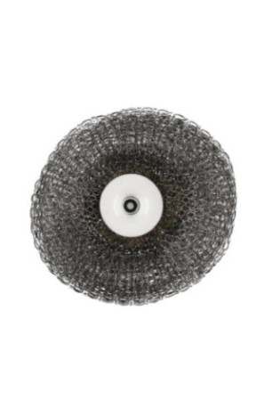 Éponge métallique avec distributeur de savon Argenté 8 x 8 cm