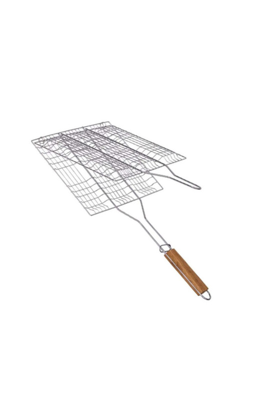 Double grille barbecue 34 x 22 cm