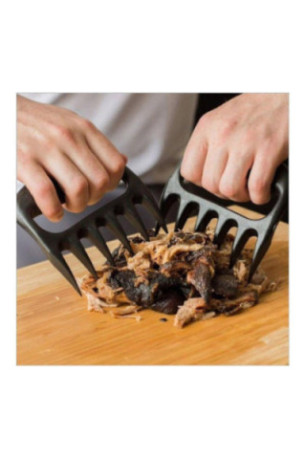 Paire de griffes d'ours pour barbecue 18 x 12 x 3.5 cm