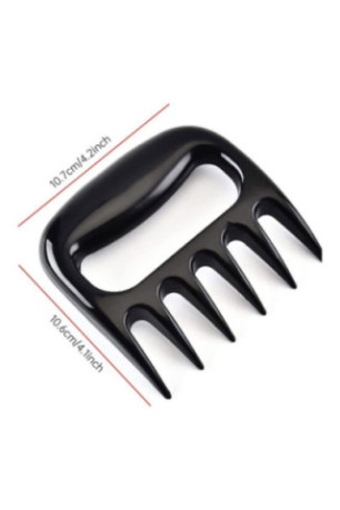Paire de griffes d'ours pour barbecue 18 x 12 x 3.5 cm