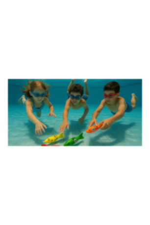 Set de 4 torpilles aquatiques multicolore 13 cm