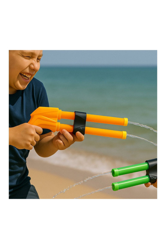 Pistolet à eau Enfant Double tube Aléatoire 42 cm