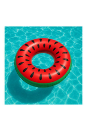 Bouée gonflable pastèque multicolore 80 cm
