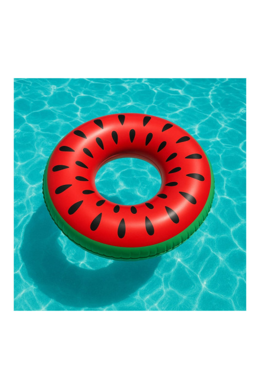 Bouée gonflable pastèque multicolore 80 cm