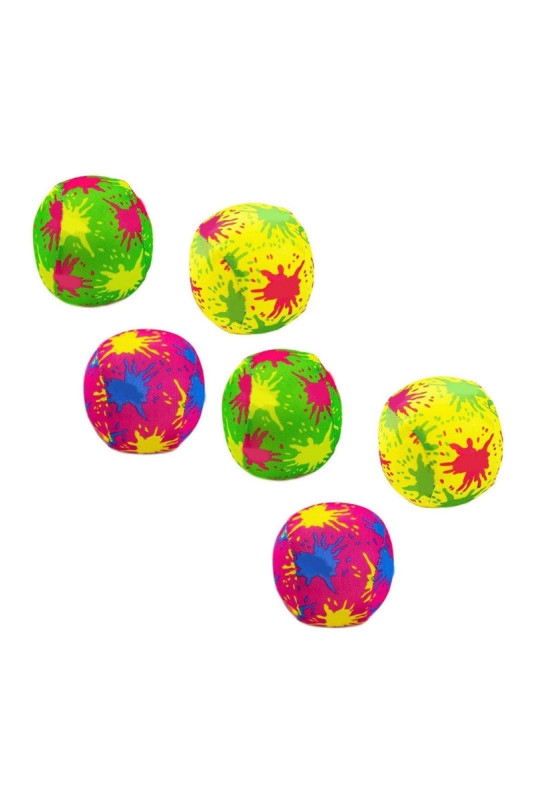 Lot de 6 bombes à eau réutilisables Multicolore 6-7 cm