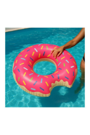 Bouée gonflable géante Donut Multicolore 105 cm
