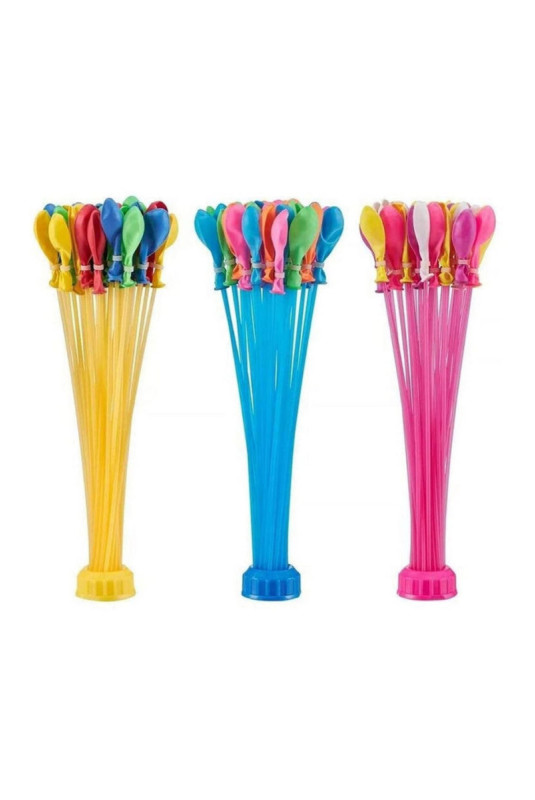 Lot de 111 bombes à eau multicolores