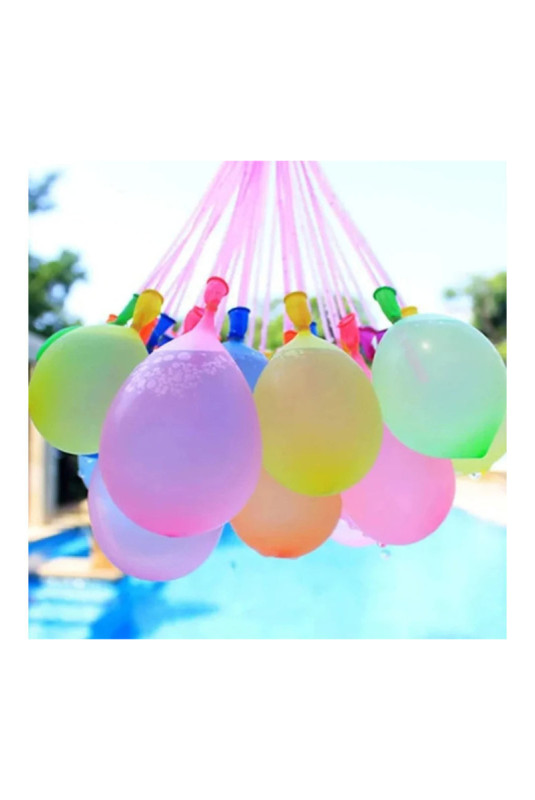 Lot de 111 bombes à eau multicolores