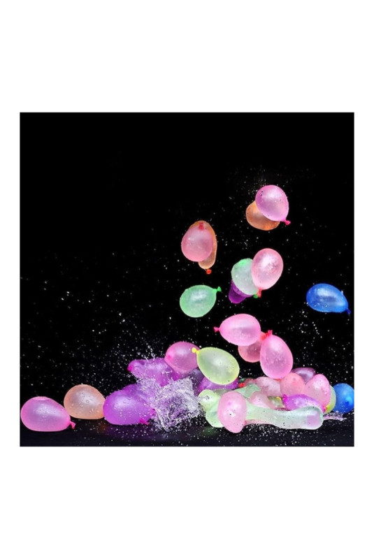 Lot de 111 bombes à eau multicolores