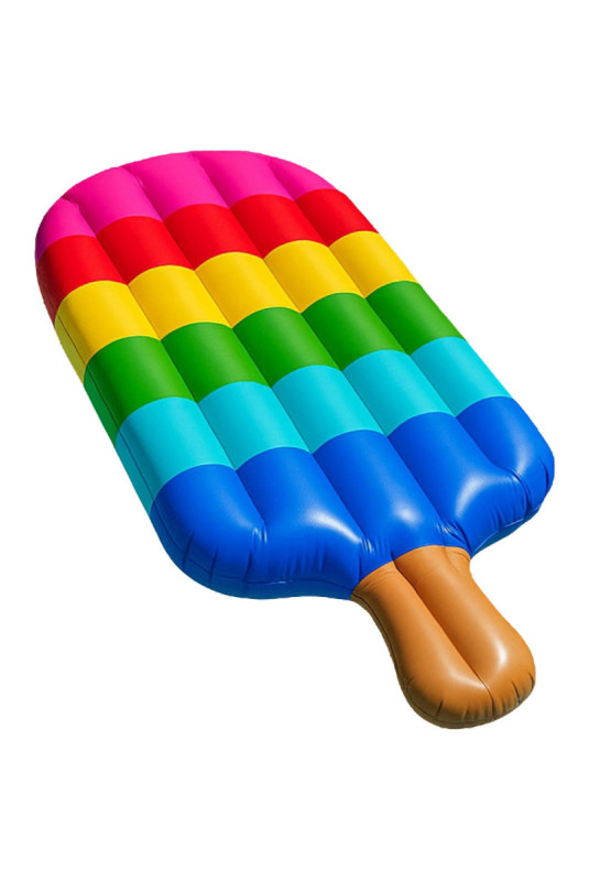 Bouée gonflable géante Glace multicolore 107 cm