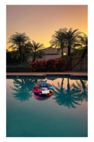 Bouée gonflable Sunset Retro Sunset 90 cm