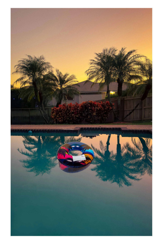 Bouée gonflable Sunset Retro Sunset 90 cm