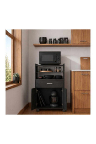 Meuble d'appoint de cuisine - Noir