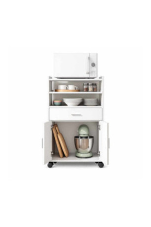 Meuble d'appoint de cuisine - Blanc