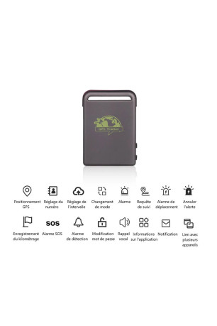 Traqueur Gps A Carte Sim - Gris