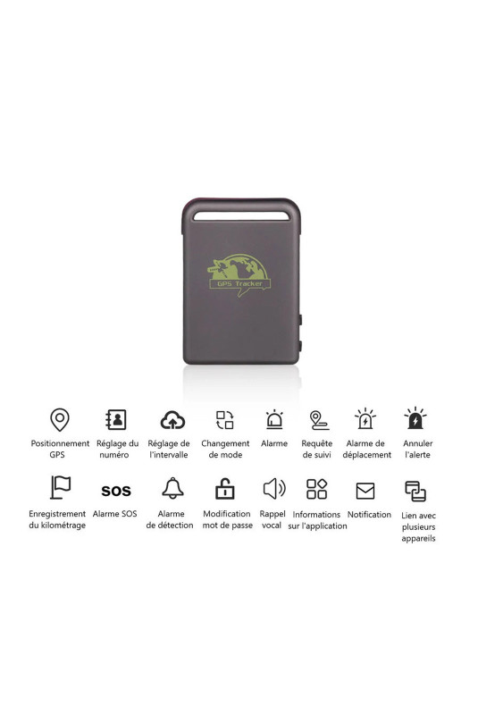 Traqueur Gps A Carte Sim - Gris