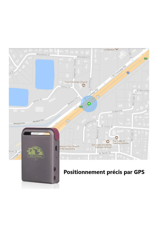 Traqueur Gps A Carte Sim - Gris