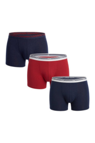 Lot de 3 boxers - Navy/blue/red