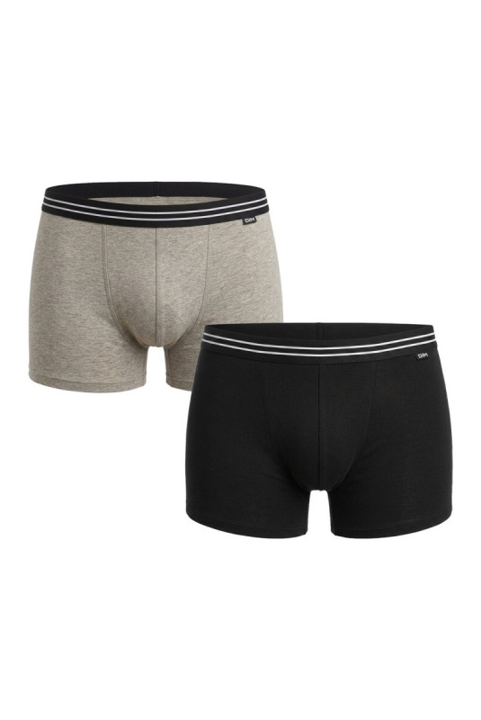 Lot de 2 boxers - Light gray/black