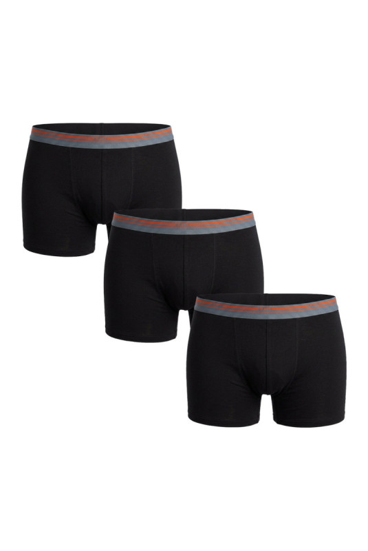 Lot de 3 boxers - Black/multicolored waistband