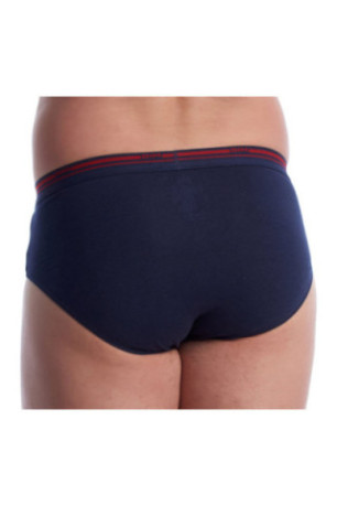 Lot de 3 Slips - Navy/red/blue