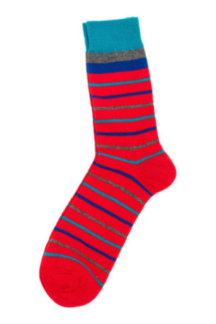 Chaussettes - Red/stripes