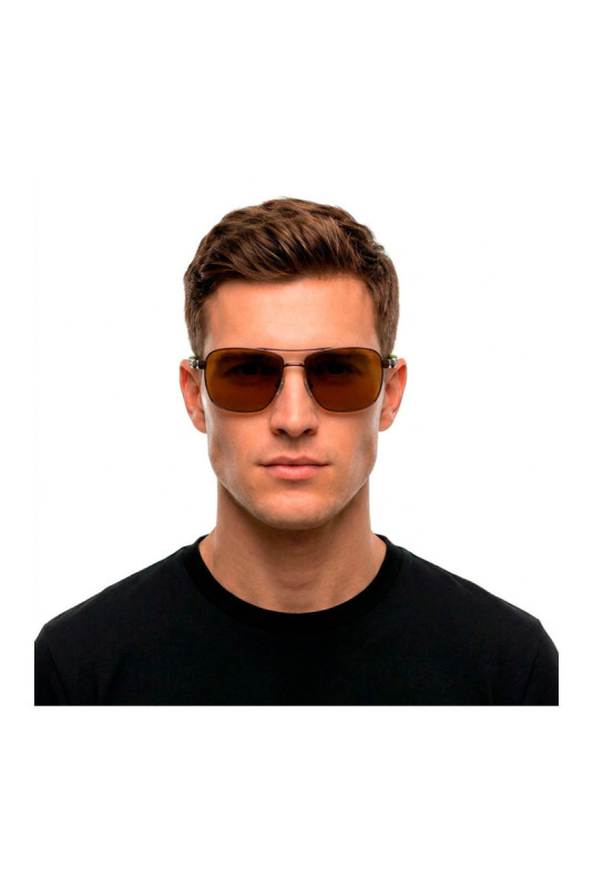 Lunettes de soleil Club Premier M Noyer métallisé