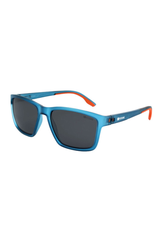 Lunettes de soleil carrées Homme Bleu mat