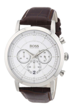 Montre Slim Ultra gris et marron 42 mm